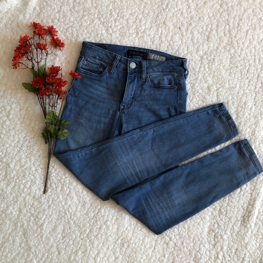 Aeropostale high waisted jegging 000 short